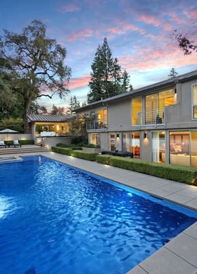 California coastal vacation rental with ocean views