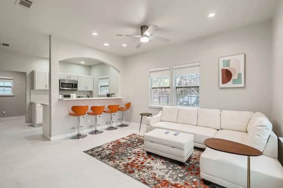Superb White Modern Farm House